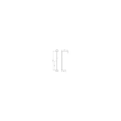 Dotlux LED Golvlampa Assist Silver 70W 9100lm - 840 Kallvit | Dimbar