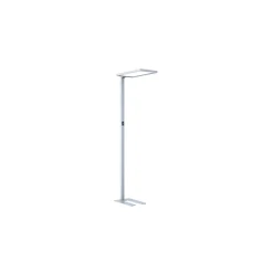 Dotlux LED Golvlampa Roof Butler Silver 80W 8800lm - 840 Kallvit | UGR <19 - 1-10V Dimbar - Rörelsesensor
