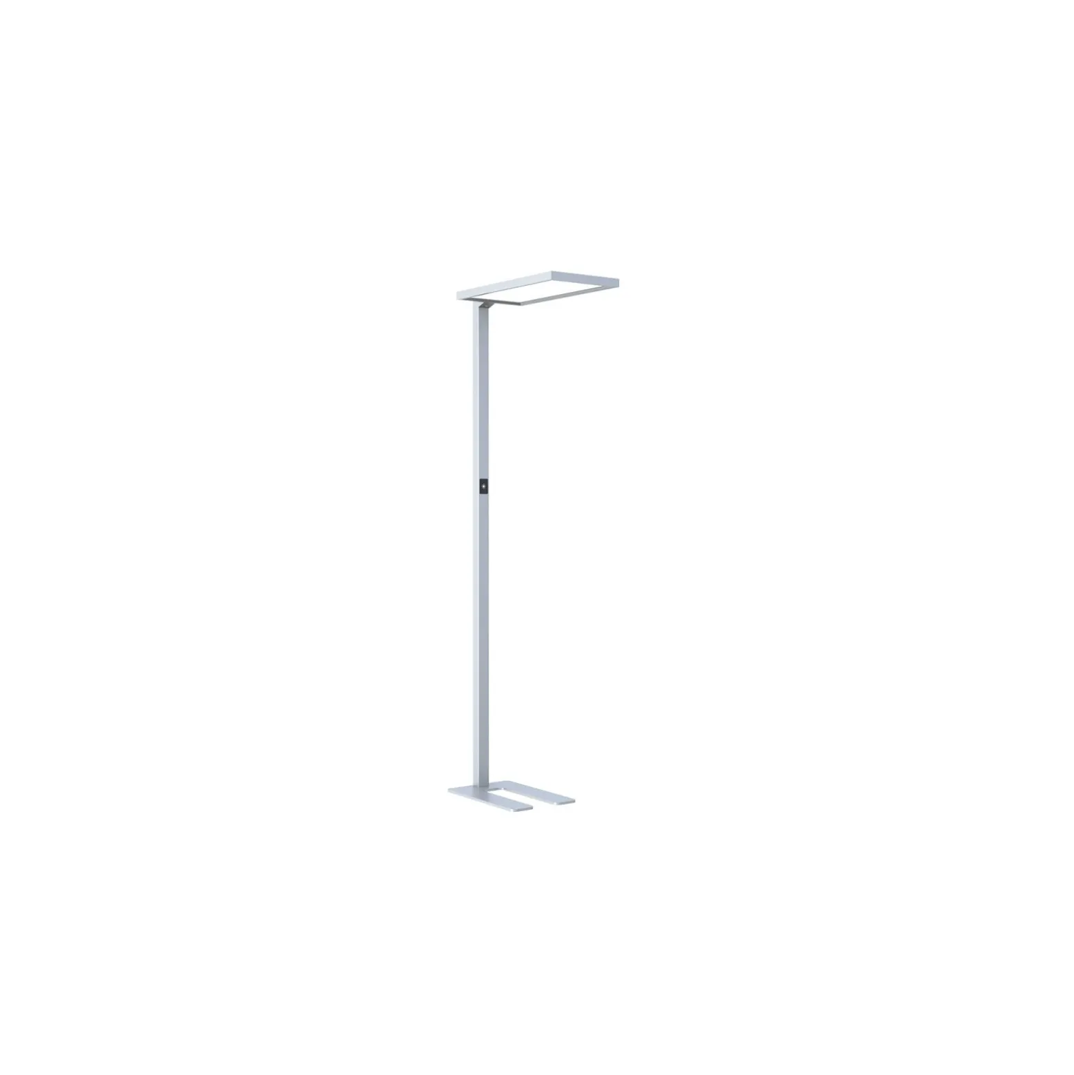 Dotlux LED Golvlampa Roof Butler Silver 80W 8800lm - 840 Kallvit | UGR <19 - 1-10V Dimbar - Rörelsesensor
