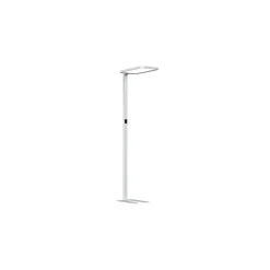 Dotlux LED Golvlampa Studio Butler Silver 80W 8800lm - 840 Kallvit | UGR <19 - 1-10V Dimbar - Rörelsesensor
