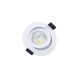 Dotlux LED Spot Cirkel Minidim Vit 6W 580lm 38D - 930 Varm Vit | Utskärning 68mm - Bästa Färgåtergivning - Dimbar