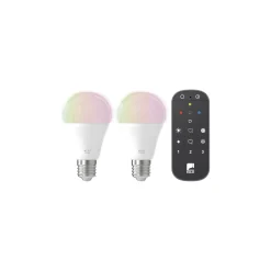 Dubbelpack Eglo LED E27 Päron Klar Filament 11W 1300lm - 827-865 Justerbar Vit + RGB | Ersättare 100W