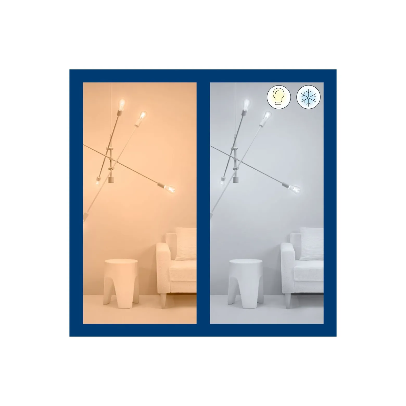 Dubbelpack 2x WiZ Smart LED E27 Edison Filament Guld 7W 640lm | Bästa Färgåtergivning - Dimbar - Ersättare 50W