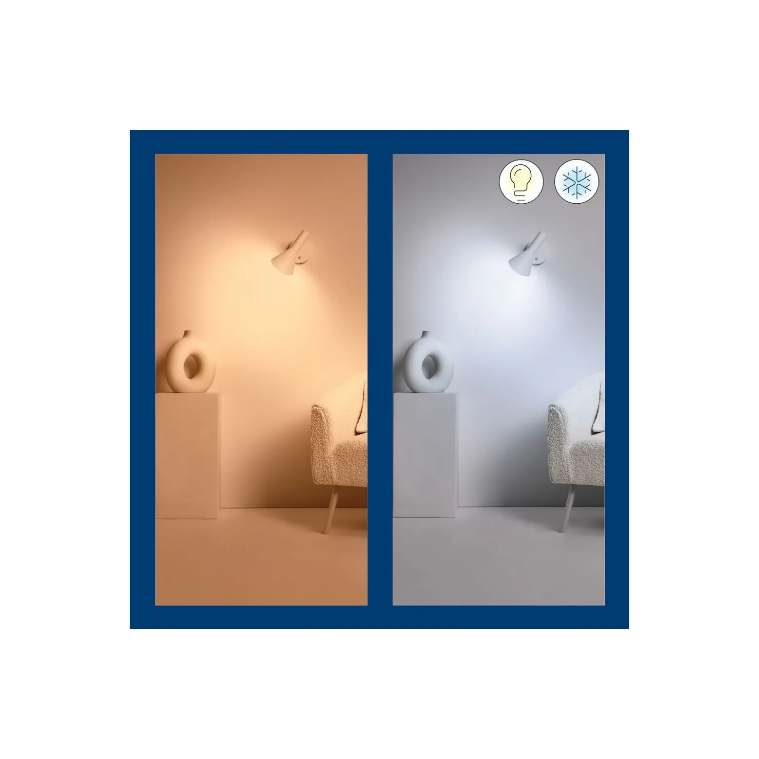 Dubbelpack 2x WiZ Smart LED E14 Kronljus Matt 5W 470lm | Bästa Färgåtergivning - Dimbar - Ersättare 40W