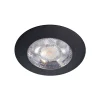 EcoDim Infälld Spot Svart 3W 240lm 90D - 827 Extra Varm Vit | 62mm - Utskärning 55mm - IP54 - Dimbar