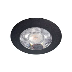 EcoDim Infälld Spot Svart 3W 240lm 90D - 827 Extra Varm Vit | 62mm - Utskärning 55mm - IP54 - Dimbar