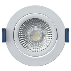 EcoDim Infälld Spot Vit 6W 450lm 60D 827- 860 Justerbar Vit | RGB - 85mm - Utskärning 75mm - IP54 - Zigbee Dimbar