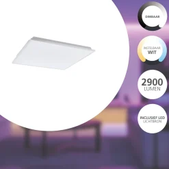 Eglo Connect.Z Smart Taklampa Herrora-Z Aluminium Vit 22W 2900lm - 827-865 Justerbar Vit | Dimbar