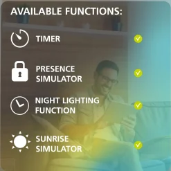Eglo Connect.Z Smart Taklampa Herrora-Z Aluminium Vit 22W 2900lm - 827-865 Justerbar Vit | Dimbar