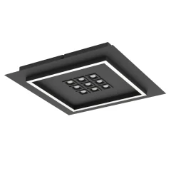 Eglo Taklampa Balazote Stål Svart 245W 4045lm - 827-865 Justerbar Vit | Dimbar