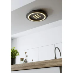 Eglo Taklampa Balazote Stål Svart 205W 3425lm - 827-865 Justerbar Vit | 380mm - Dimbar