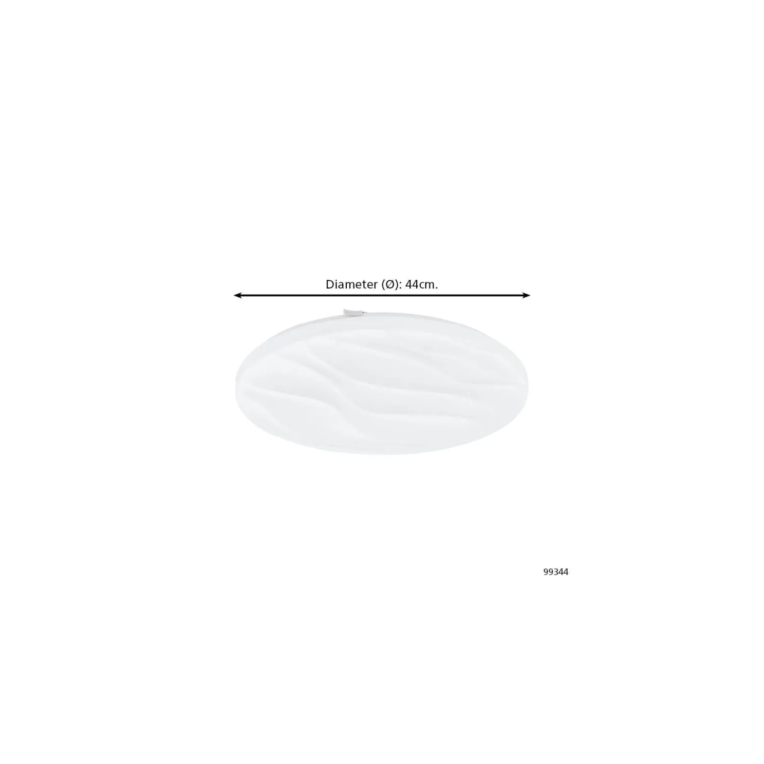Eglo Taklampa Benariba Stål Vit 22W 2500lm - 830 Varm Vit | 440mm