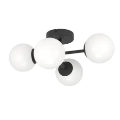 Eglo Taklampa Castrovido Stål Svart 42W 1880lm - 827 Extra Varm Vit | IP44