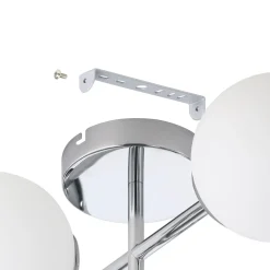 Eglo Taklampa Castrovido Stål Krom 42W 1880lm - 827 Extra Varm Vit | IP44