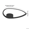 Eglo Taklampa Moschella Stål Aluminium Svart 97W 1500lm - 827-865 Justerbar Vit | 375mm