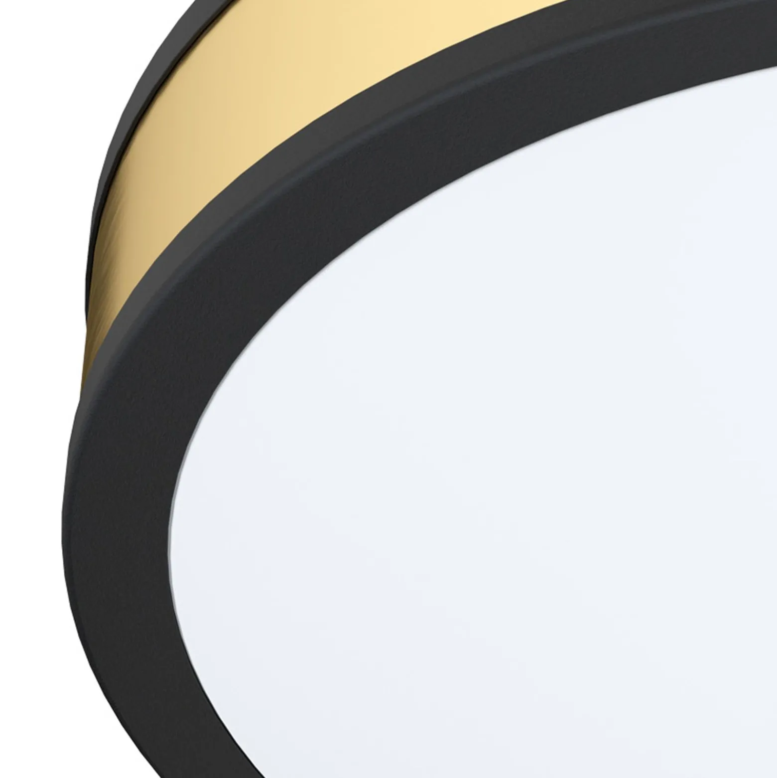 Eglo Taklampa Pescaito Stål Svart Guld 195W 2300lm - 830 Varm Vit | 380mm