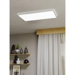 Eglo Taklampa Rovito Plast Vit 172W 2580lm - 827-865 Justerbar Vit | IP44