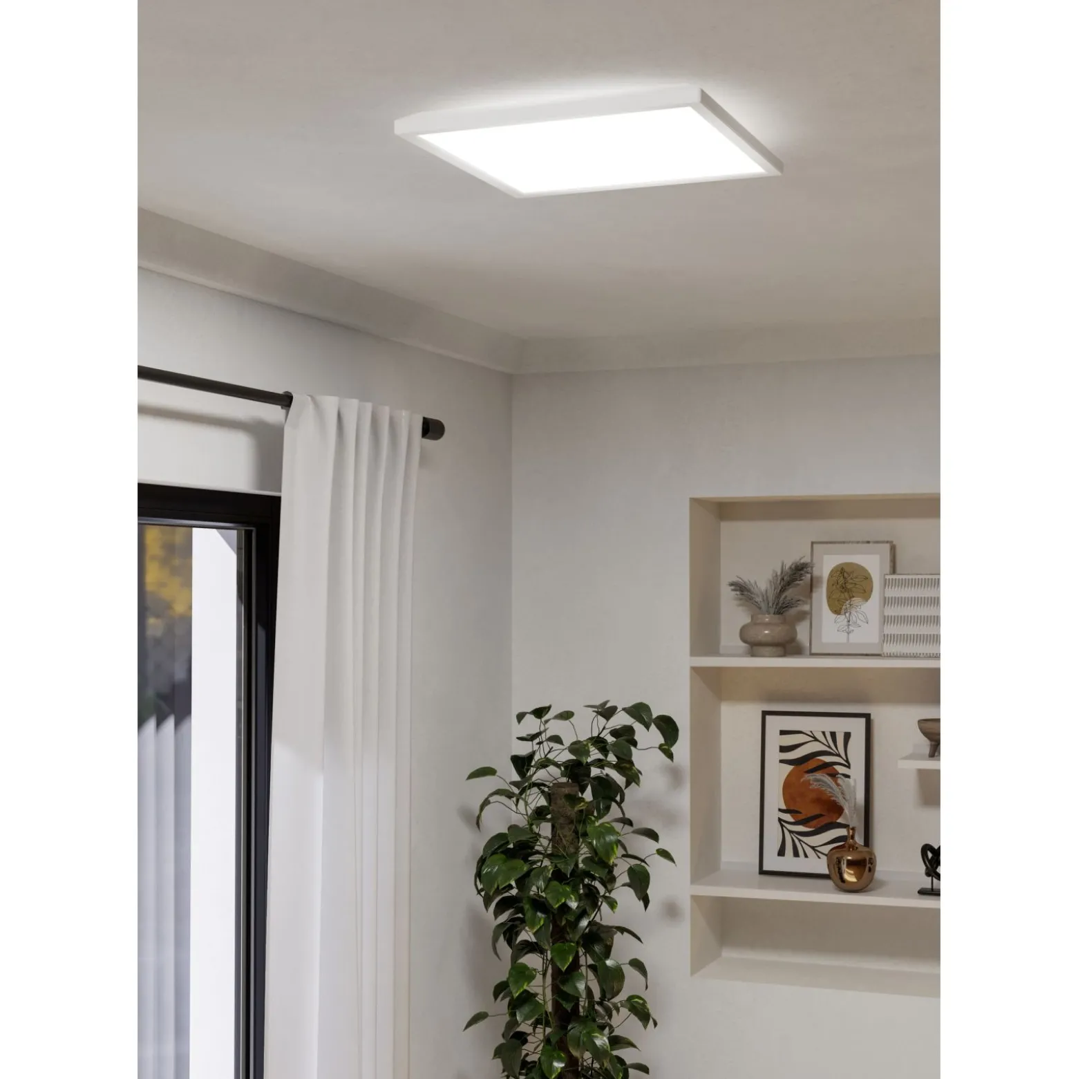 Eglo Taklampa Rovito-r Plast Vit 176W 2400lm - 827-865 Justerbar Vit | IP44 - Dimbar