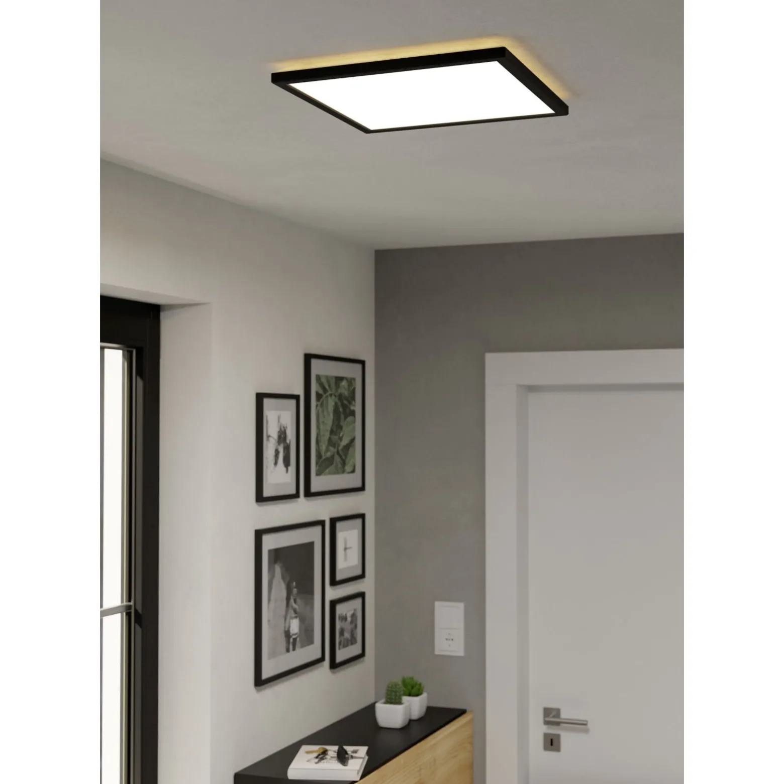 Eglo Taklampa Rovito-r Plast Svart 176W 2400lm - 827-865 Justerbar Vit | IP44 - Dimbar