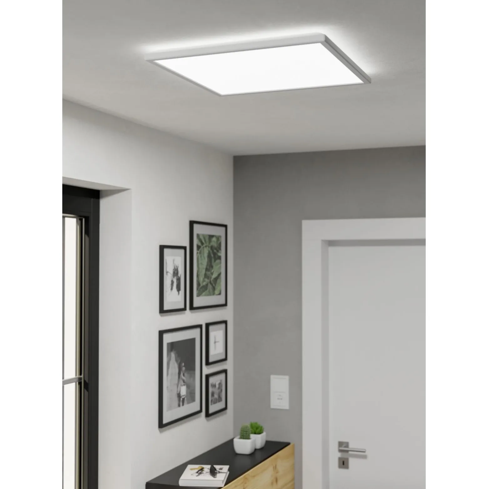 Eglo Taklampa Rovito-r Plast Vit 17W 2800lm - 827-865 Justerbar Vit | IP44 - Dimbar