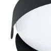Eglo Taklampa Valcasotto Stål Svart Vit 20W 2400lm - 830 Varm Vit | 370mm