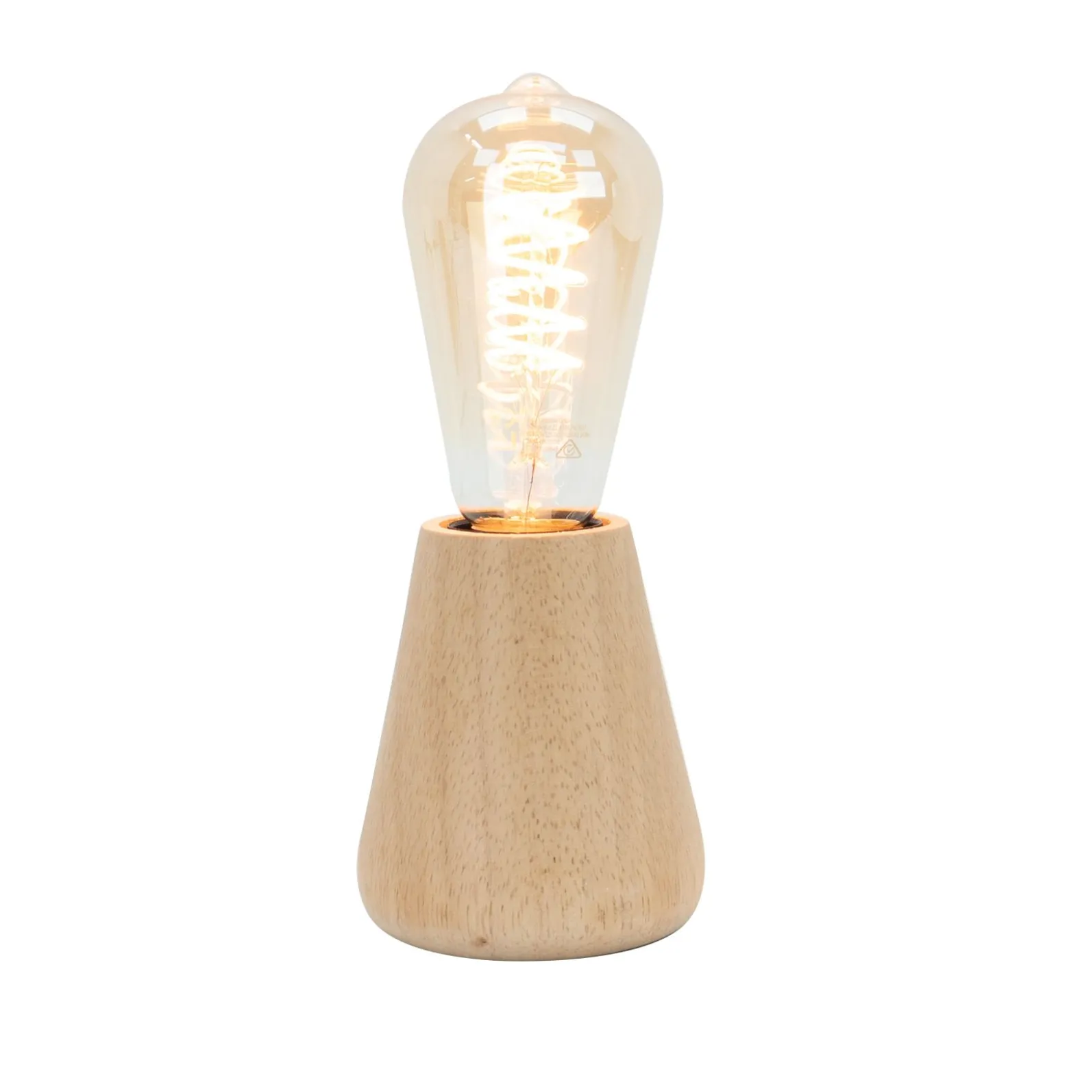 Eglo Bordslampa Asby Trä Brun | Passande För 1x E27