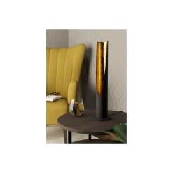 Eglo Bordslampa Barbotto Stål Svart, Guld 4.5W 345lm - 830 Varm Vit | Passande för 1x GU10