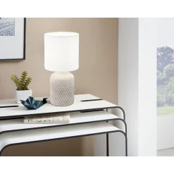Eglo Bordslampa Bellariva Ceramic Vit | Passande För 1x E14