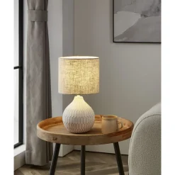 Eglo Bordslampa Bellariva 3 Ceramic Vit | Passande För 1x E27