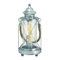 Eglo Bordslampa Bradford Stål Silver | Passande För 1x E27