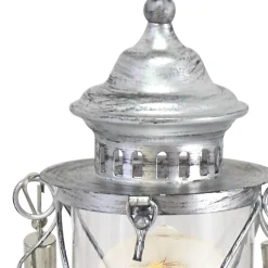 Eglo Bordslampa Bradford Stål Silver | Passande För 1x E27