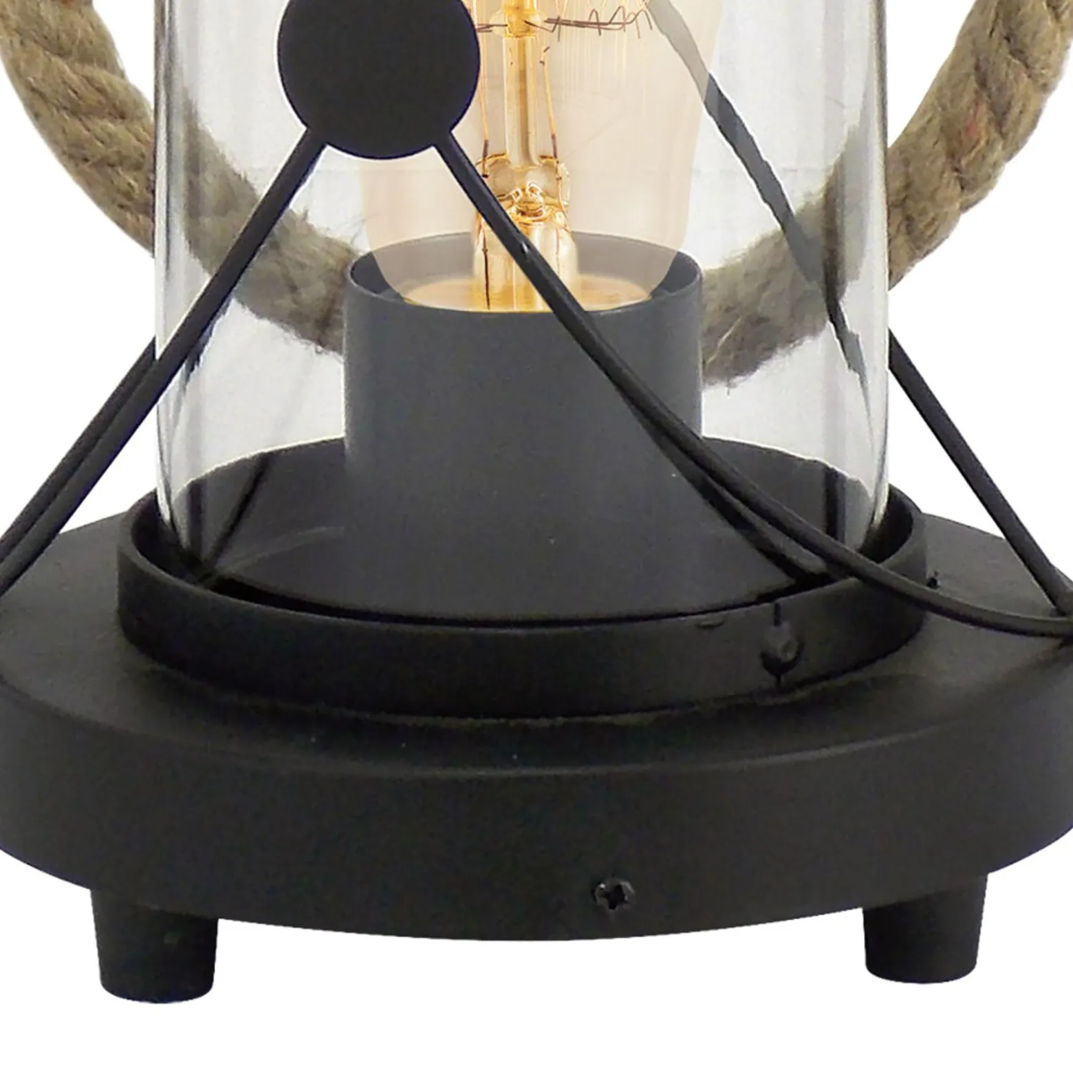 Eglo Bordslampa Bradford Stål Svart | Passande För 1x E27