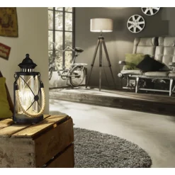 Eglo Bordslampa Bradford Stål Svart | Passande För 1x E27