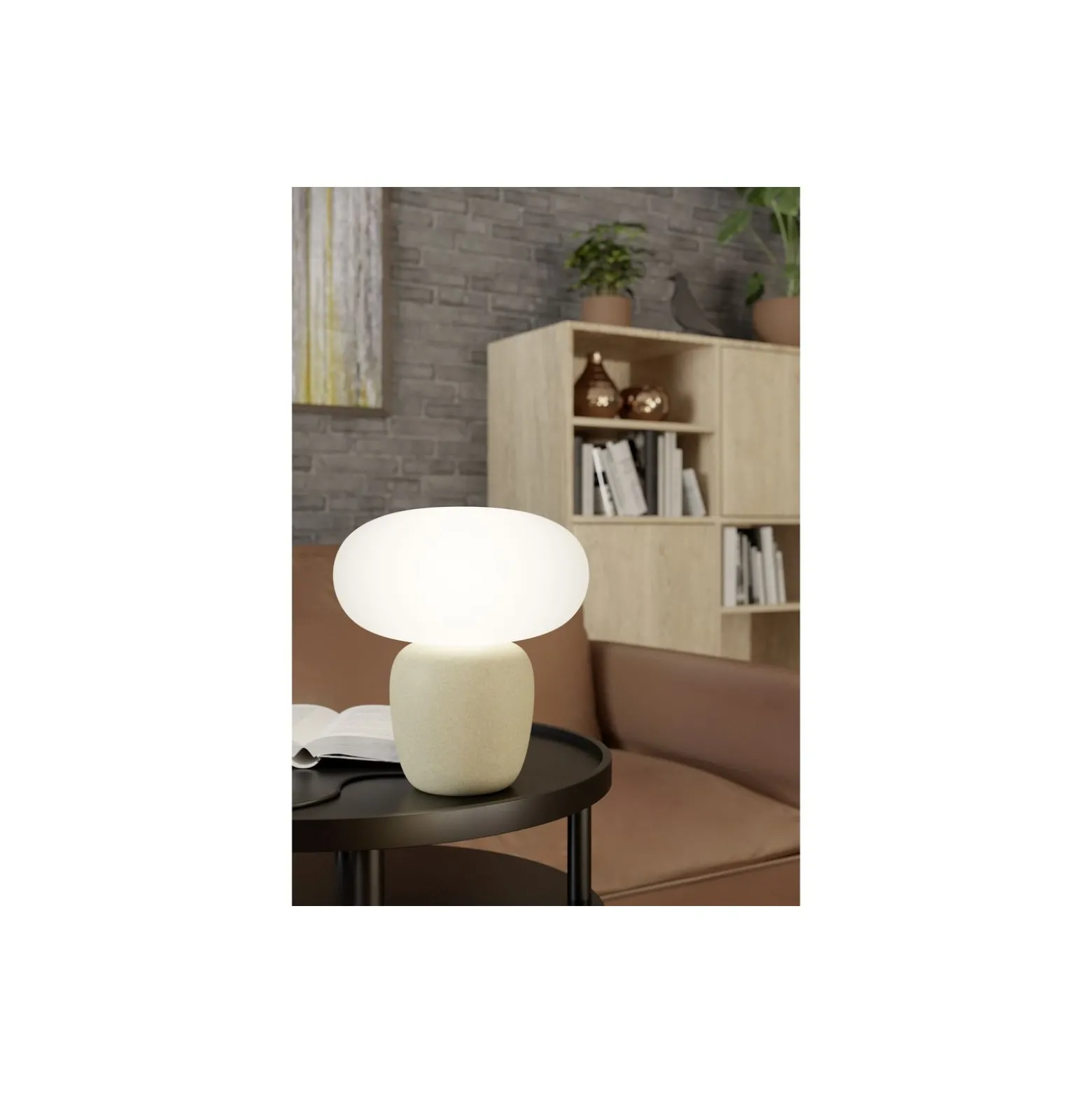 Eglo Bordslampa Cahuama Ceramic Brun | IP20 - Passande för 1x E27