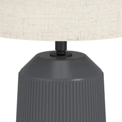 Eglo Bordslampa Capalbio Ceramic Grå | Passande För 1x E27