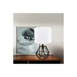Eglo Bordslampa Carlton 2 Stål Svart | IP20 - Passande för 1x E14