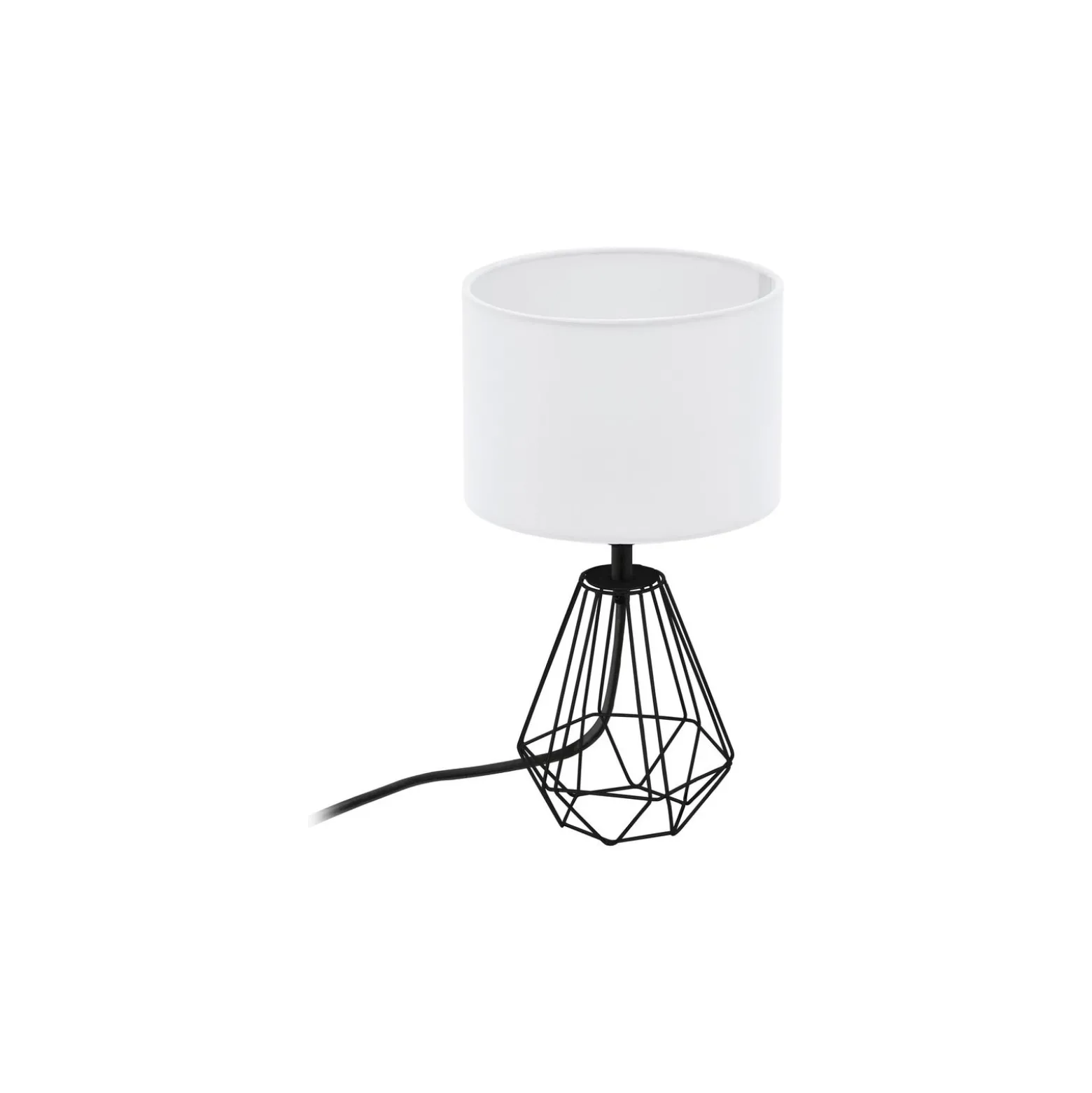 Eglo Bordslampa Carlton 2 Stål Svart | IP20 - Passande för 1x E14