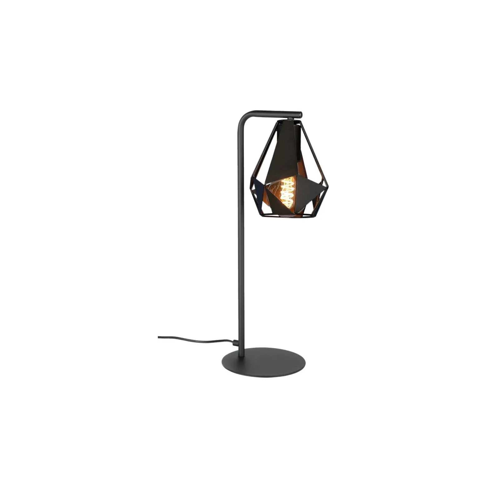 Eglo Bordslampa Carlton 5 Stål Svart | IP20 - Passande för 1x E27
