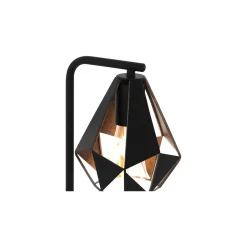 Eglo Bordslampa Carlton 4 Stål Svart Koppar | IP20 - Passande för 1x E27
