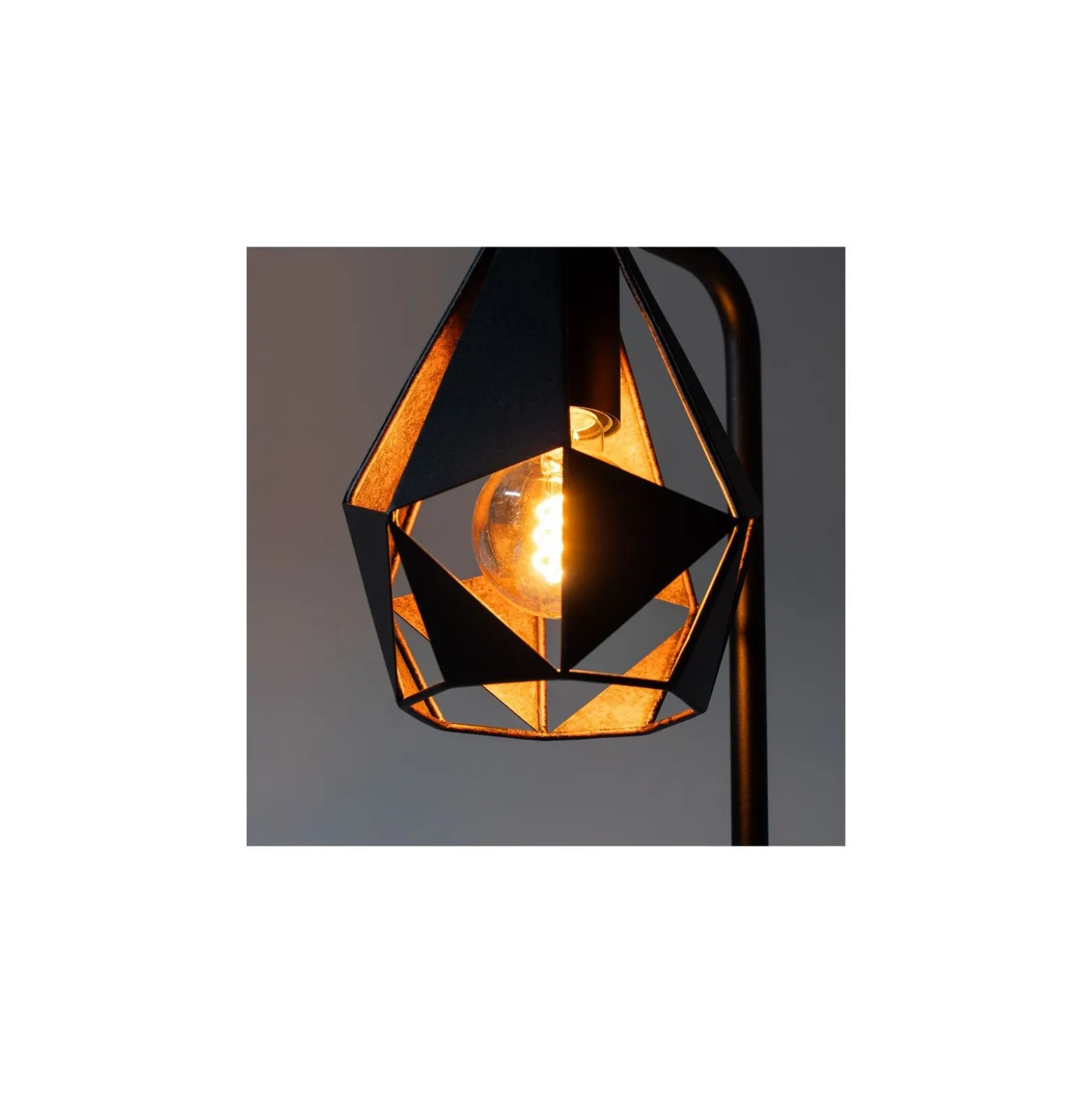Eglo Bordslampa Carlton 4 Stål Svart Koppar | IP20 - Passande för 1x E27