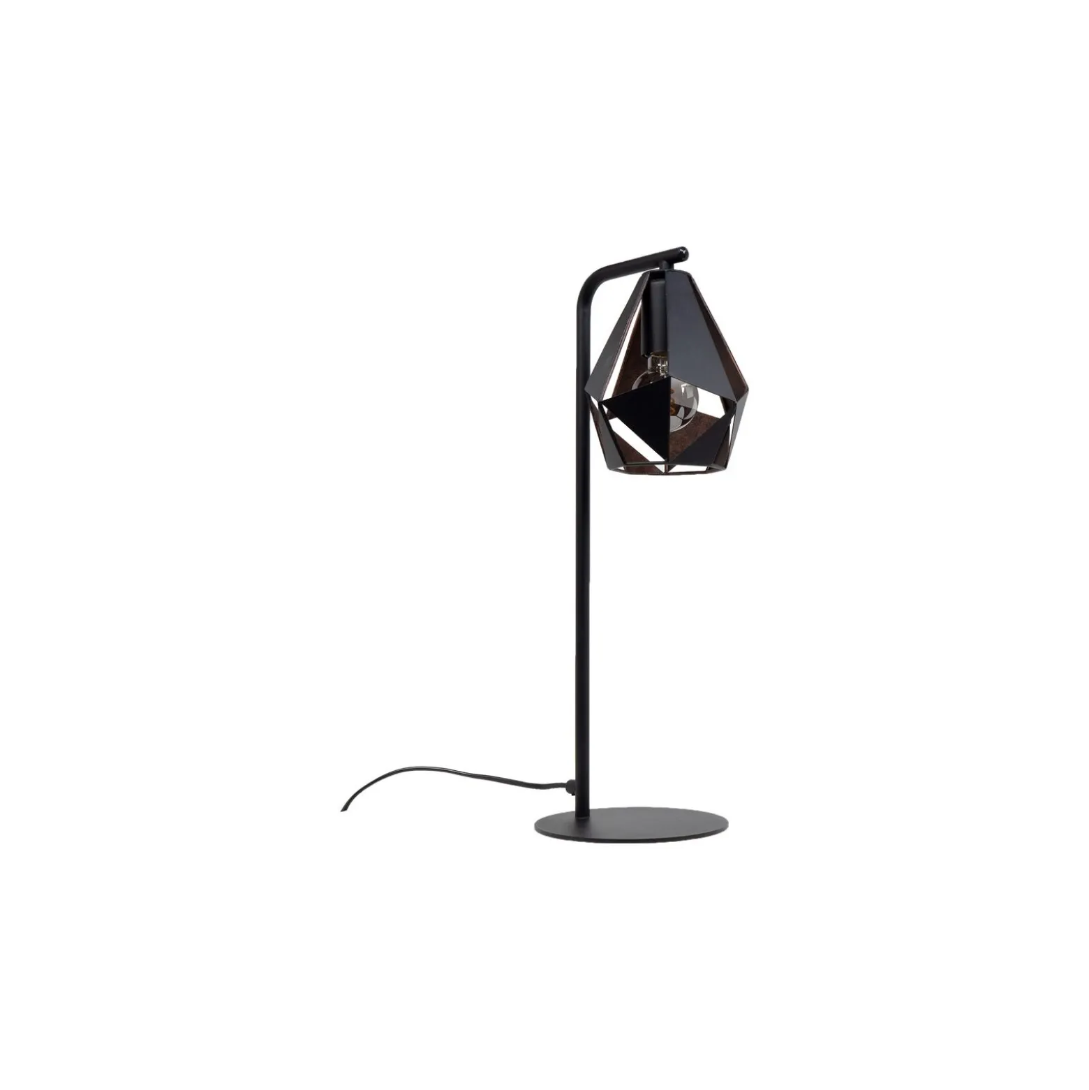 Eglo Bordslampa Carlton 4 Stål Svart Koppar | IP20 - Passande för 1x E27