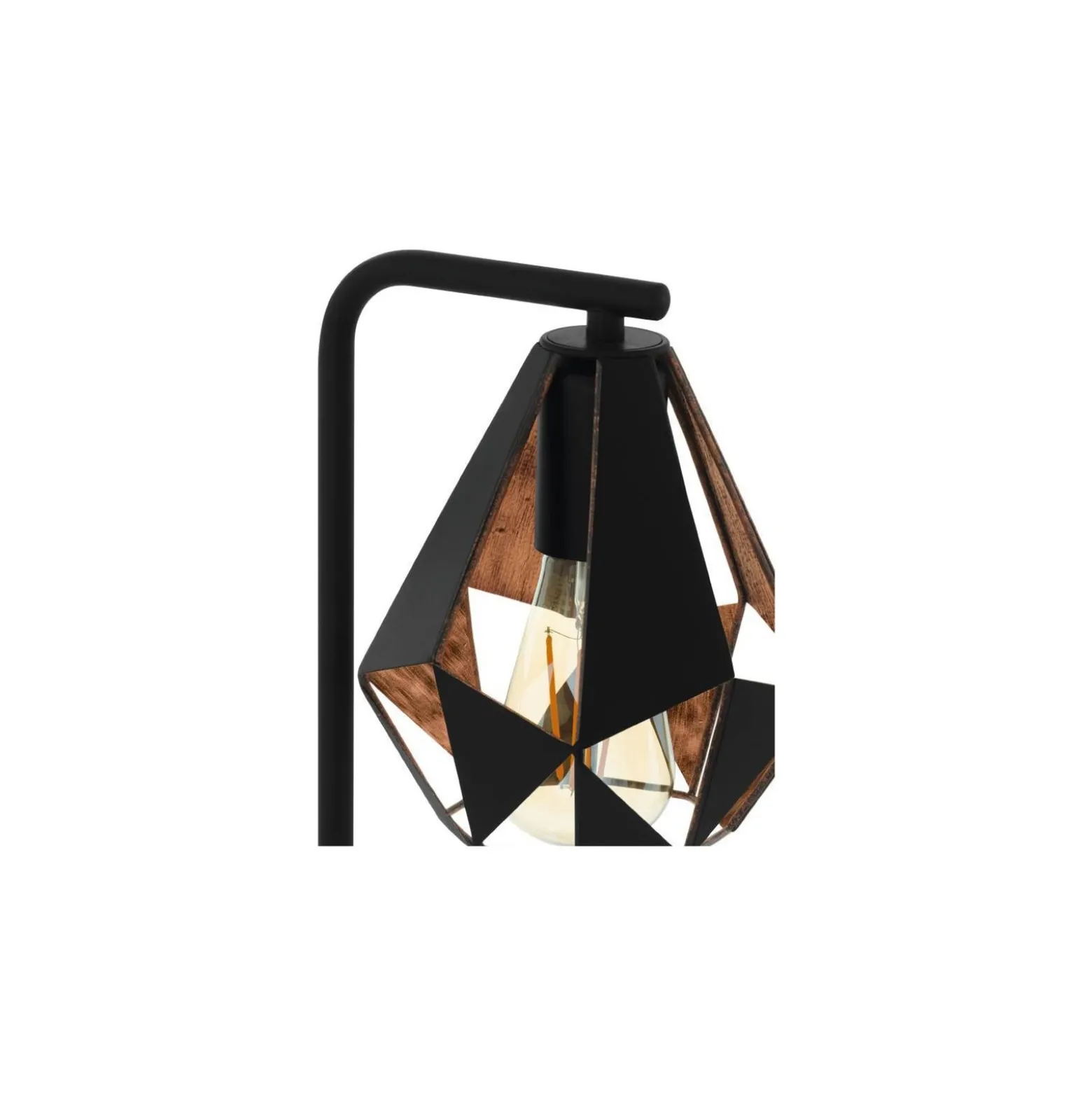 Eglo Bordslampa Carlton 4 Stål Svart Koppar | IP20 - Passande för 1x E27