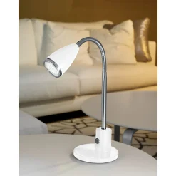 Eglo Bordslampa Fox Stål Vit 2W 250lm - 830 Varm Vit