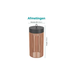 Eglo Bordslampa Garvardo Aluminium Svart 2W 270lm - 824-830-840 CCT | IP20 - Touch Dimbar - USB-C