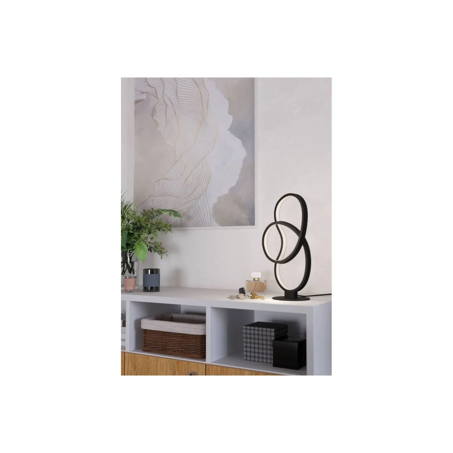 Eglo Bordslampa Gianella Stål Svart 14.5W 1400lm - 830 Varm Vit