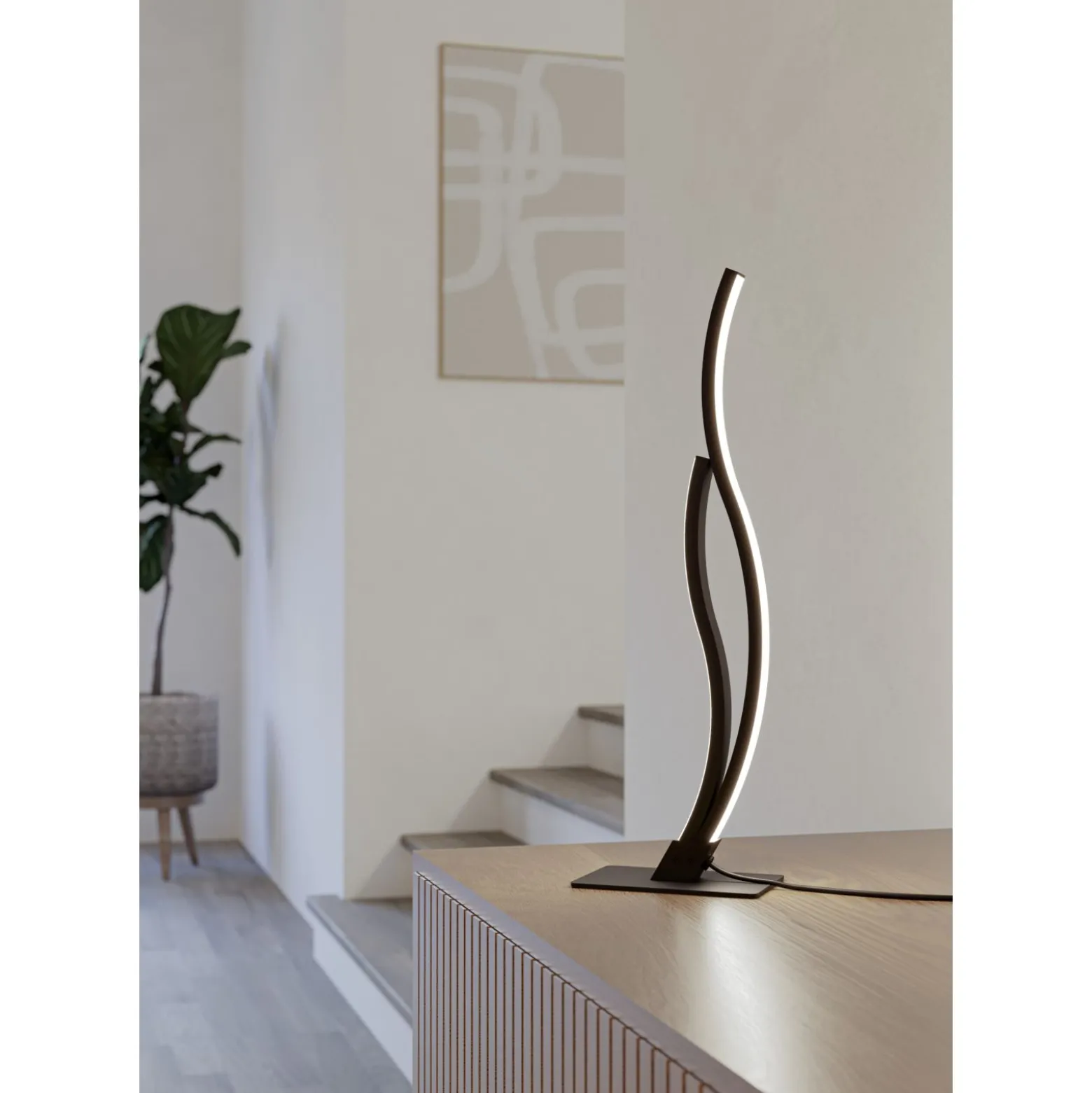 Eglo Bordslampa Grisolia Stål Svart 12W 1500lm - 840 Kallvit