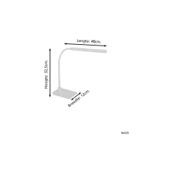 Eglo Bordslampa Laroa Vit 4.2W 600lm - 840 Kallvit | IP20 - Dimbar