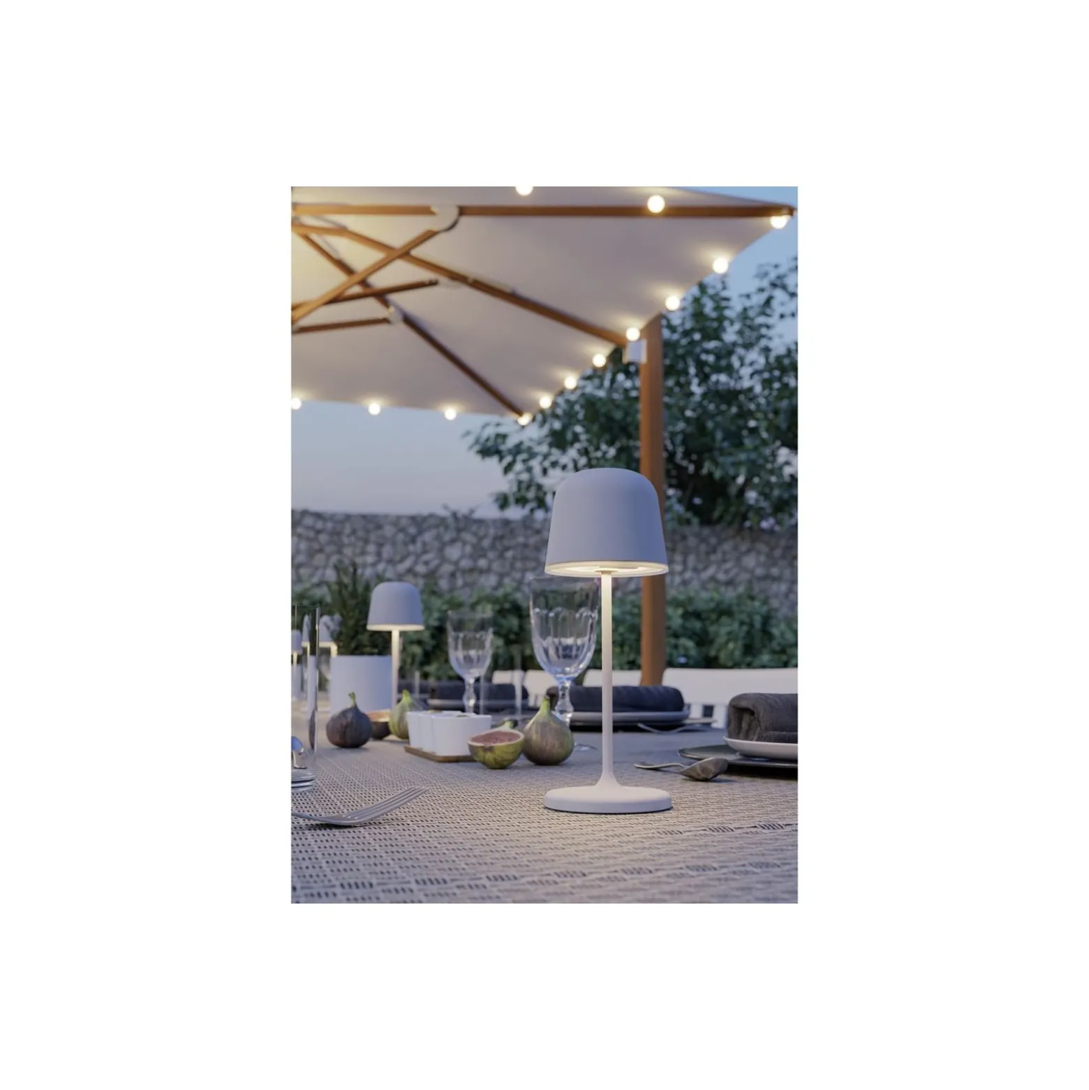 Eglo Bordslampa Mannera-S Aluminium Grå 1W 170lm - 825-830-840 CCT | IP54 - Touch Dimbar - USB-C