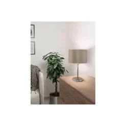 Eglo Bordslampa Maserlo Stål Satin Nickel | Passande för 1x E27