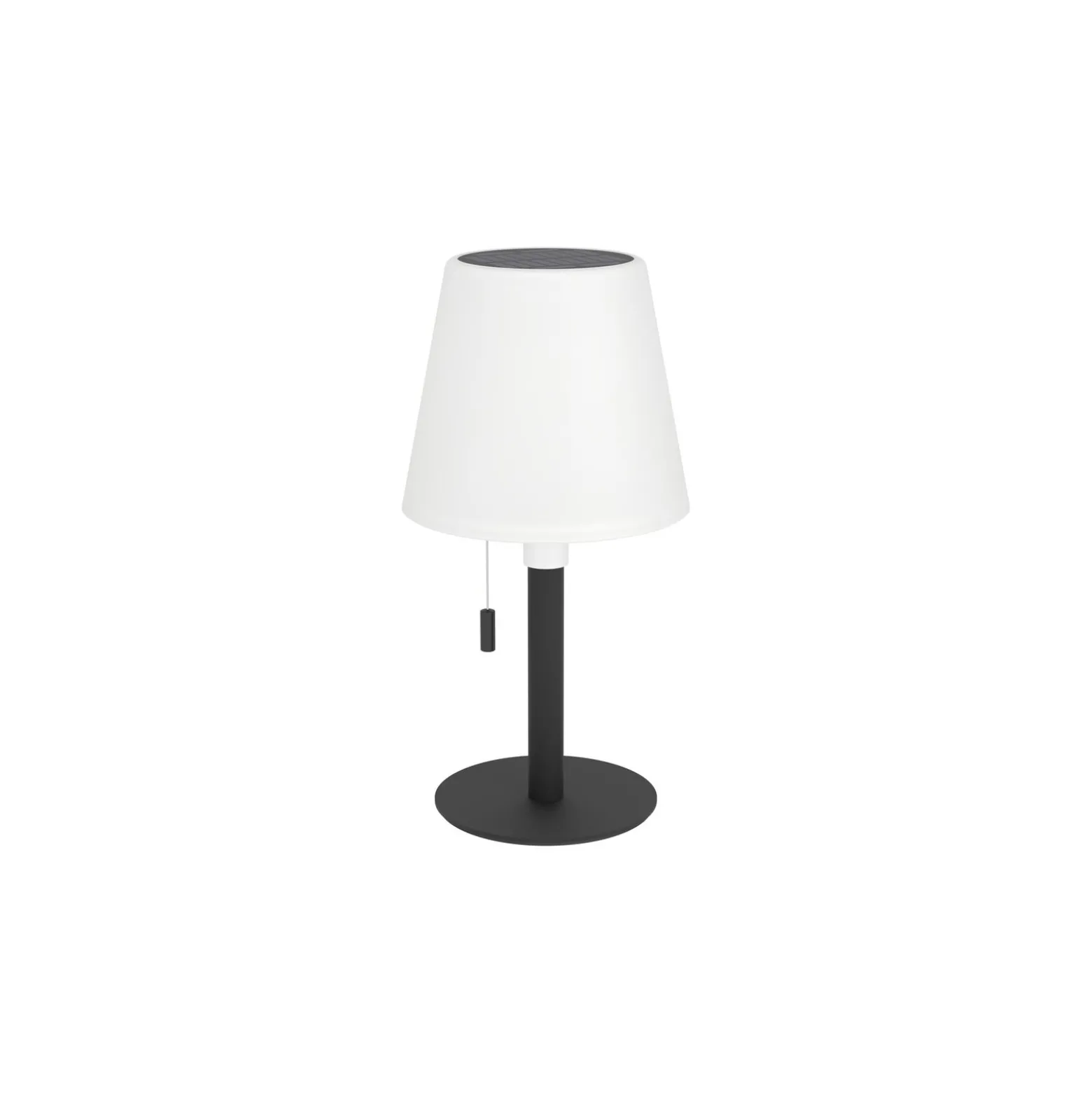 Eglo Bordslampa Montapalma Solar Stål Svart 2W 190lm - 830 Varm Vit | IP54 - Dimbar - USB-C